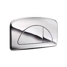 PLACCA DI COMANDO DIAMANTE 2 DOPPIO TASTO  CROMATA     OLIVER INTERNATIONAL