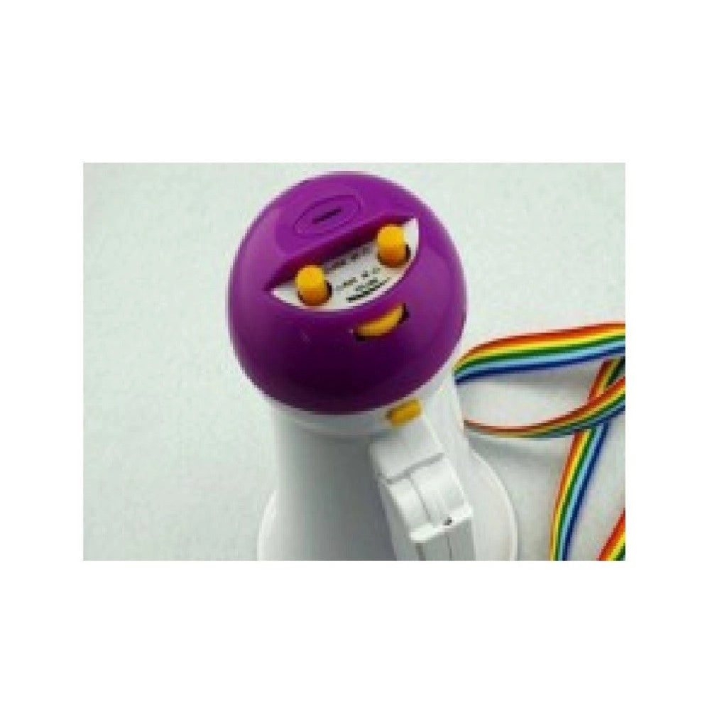 Trade Shop - Mini Megafono Portatile Altoparlante Vocale Musicale Da Viaggio Portata 100 Mt -
