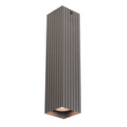 Spot soffitto quadrato marrone 24cm GU10 Italux TECNO