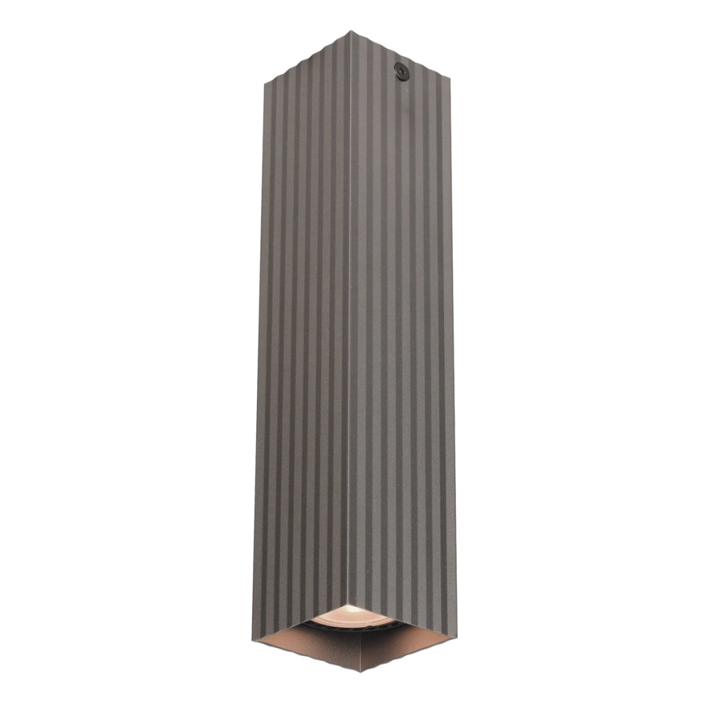 Spot soffitto quadrato marrone 24cm GU10 Italux TECNO