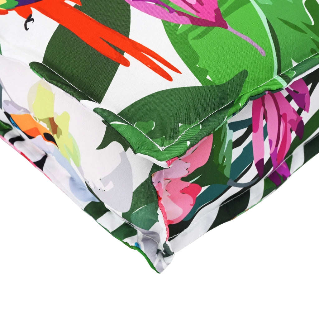 Cuscino per pallet per seduta/schienale Giungla tropicale 120x60x12 cm Fabbricato in Oxford