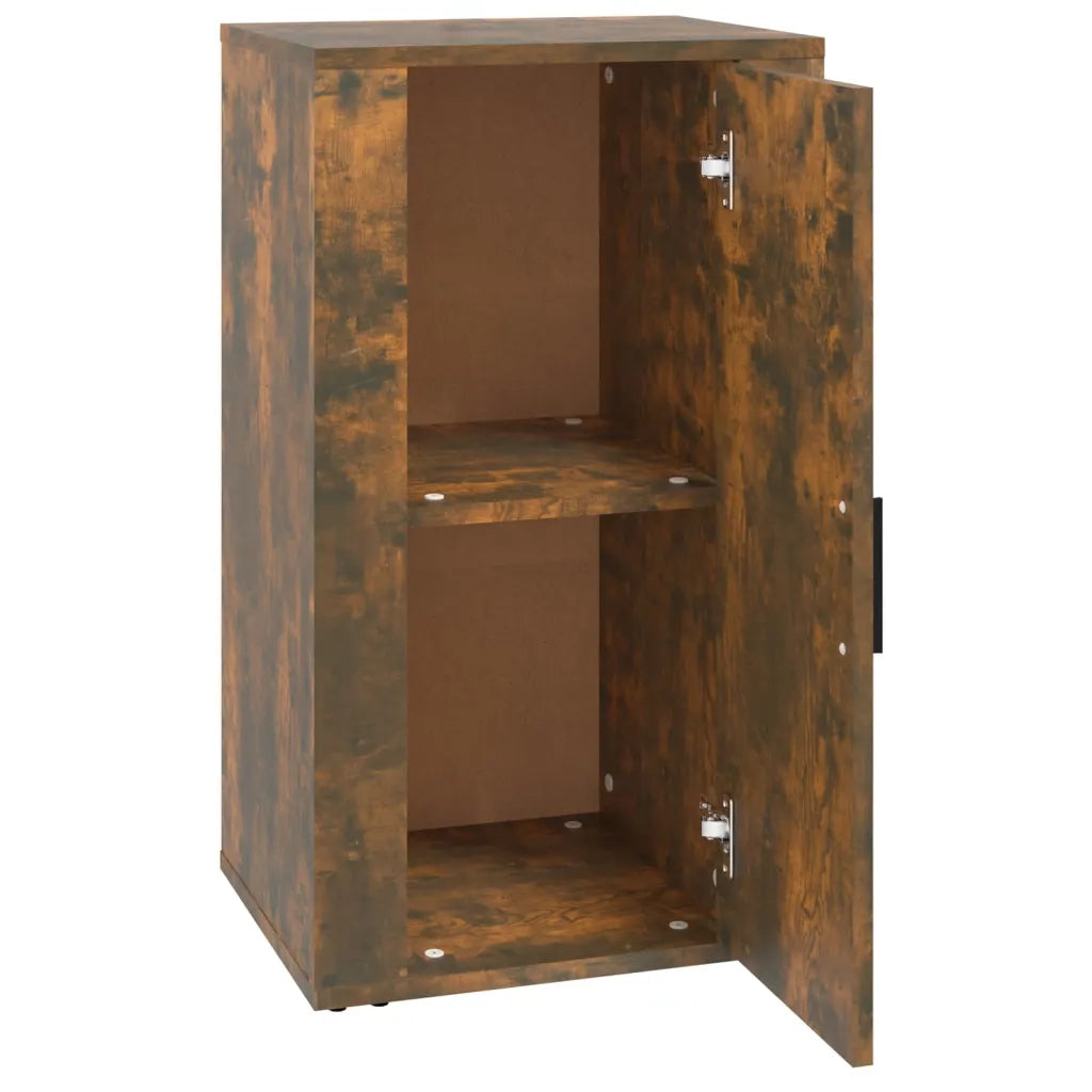 Credenza Rovere Fumo 40x33x70 cm in Legno Multistrato 819417