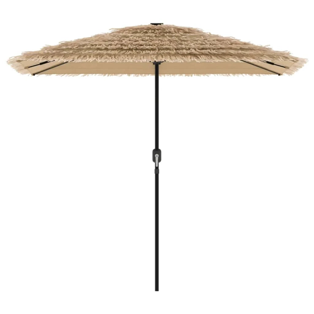 Ombrellone da giardino in poliestere marrone 248 x 248 x 248 cm protezione UV e pioggia stile moderno 02_0056385