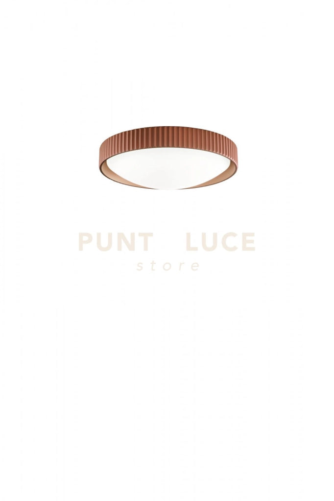 PLAFONIERA CONCRETE EFFETTO CEMENTO RUGGINE LED 3000K 1420lm, 20W D.41CM
