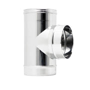 RACCORDO T 90 D.80MM INOX AISI 304 SPESSO 0.5MM