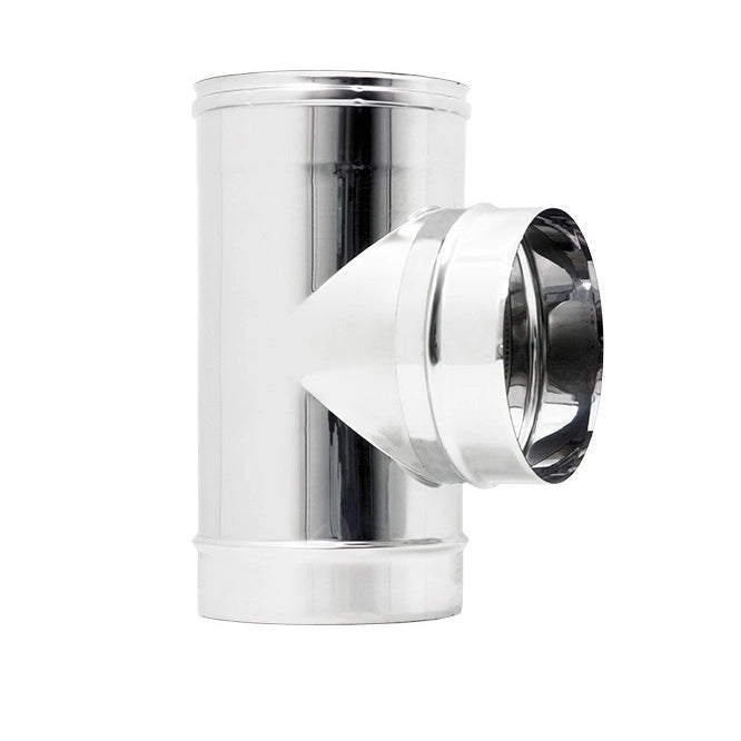 RACCORDO T 90 D.80MM INOX AISI 304 SPESSO 0.5MM