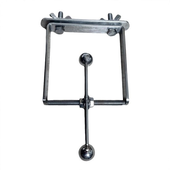 Accessori per gabbie interattivi per pappagalli medi-grandi-grandi in acciaio inossidabile con sedile appeso.