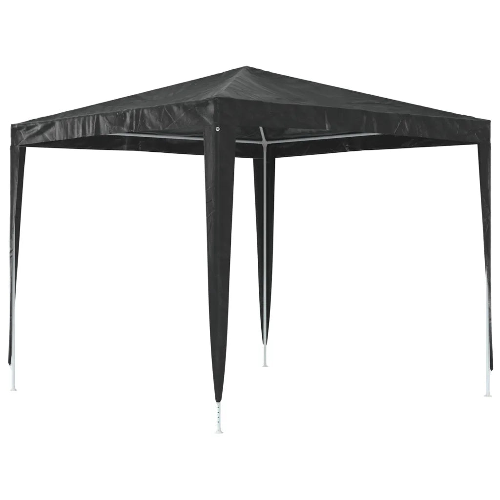 Gazebo Professionale 2,5x2,5 m Antracite 90 g/mÂ²