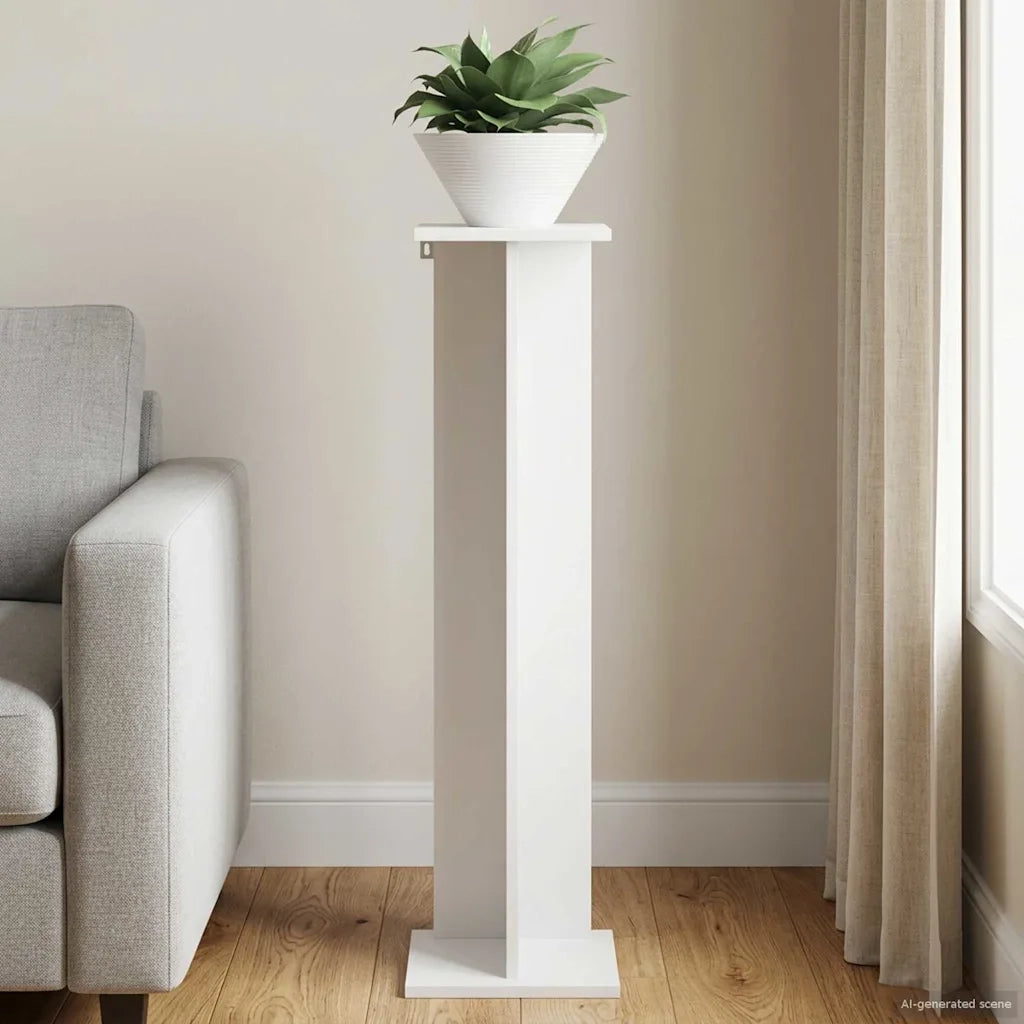 Supporto per piante Bianco 25 x 25,5 x 100,5 cm 899626