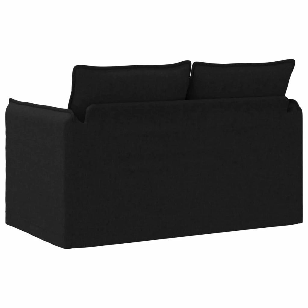 Divano | Divano da soggiorno | Sofa Nero 136 x 82 x 85 cm Tessuto