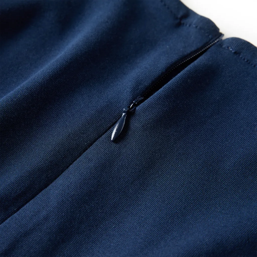 Abito da Bambina a Maniche Lunghe Blu Marino 128 CFW5134166