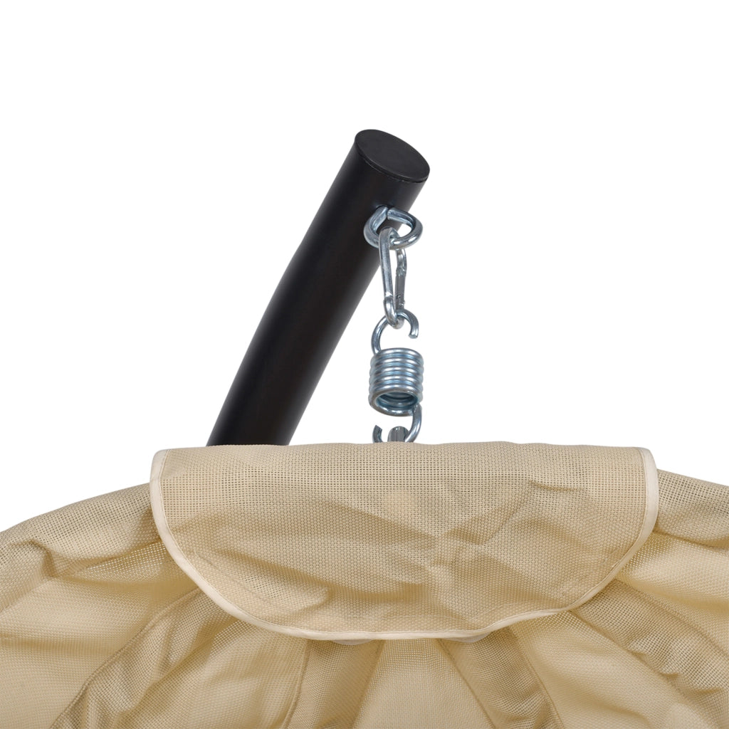 Poltrona dondolo a uovo con cuscino ¨C Zephmum ¨C Khaki 125x95x170 cm