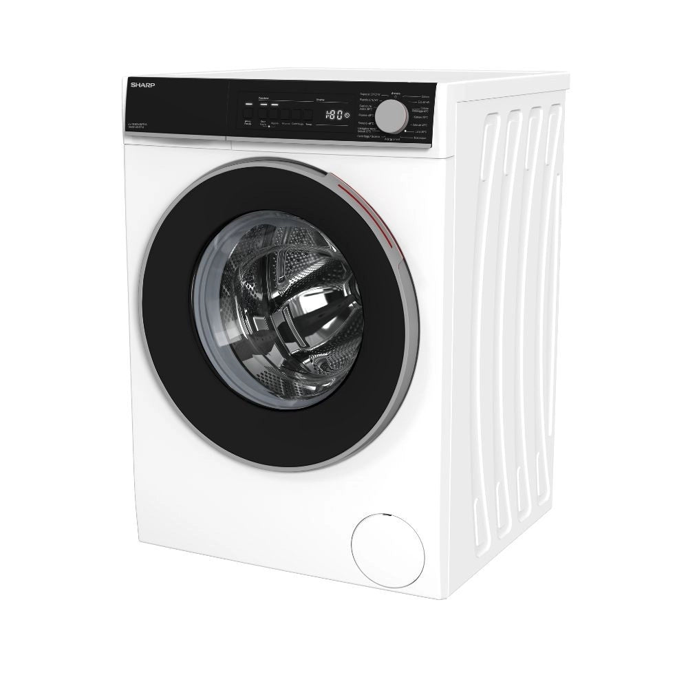 Lavatrice Sharp ESNFB014DW1NA 10 kg carica frontale 1400 giri serie inverter con vapore classe A