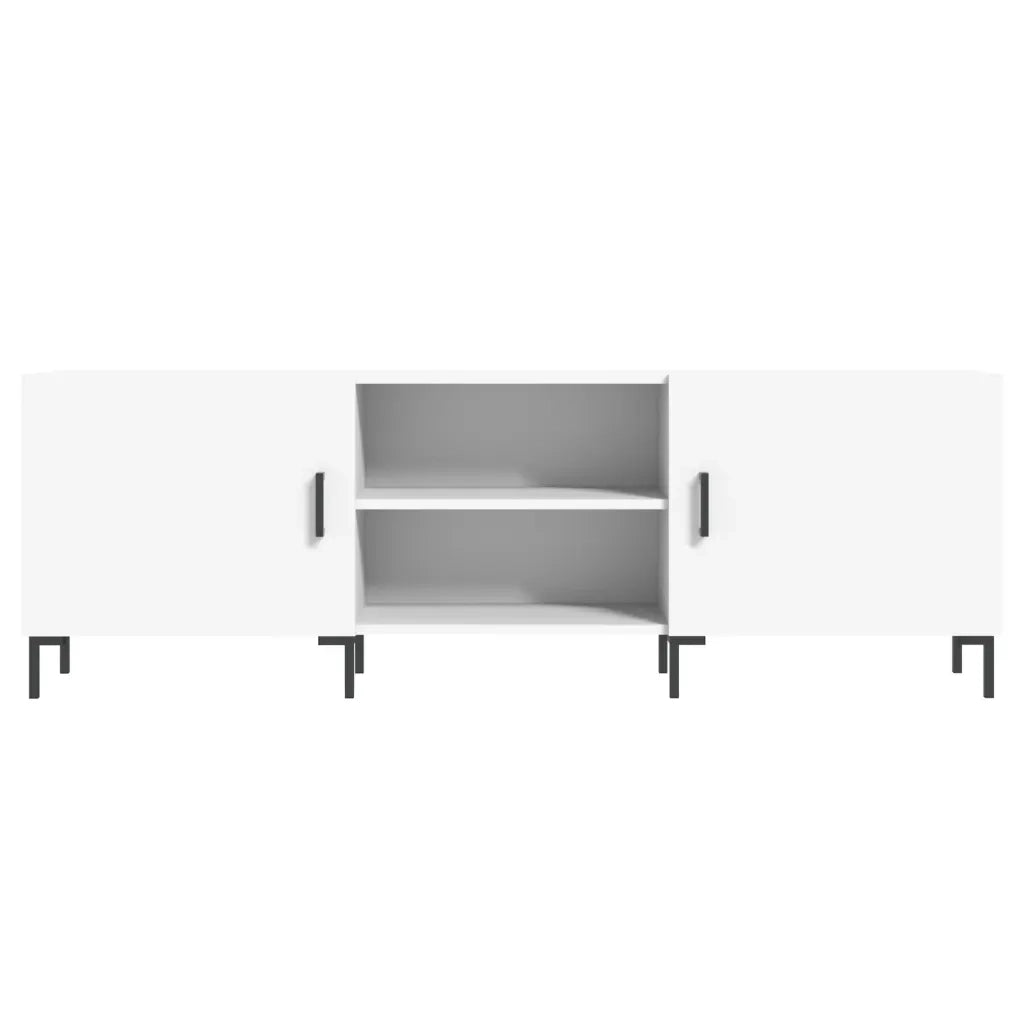 Mobile Porta TV Bianco 150x30x50 cm in Legno Multistrato 829100