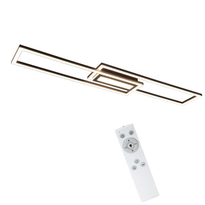 ZMH Lampada da soffitto plafoniera LED geometrica 50W dimmerabile telecomando