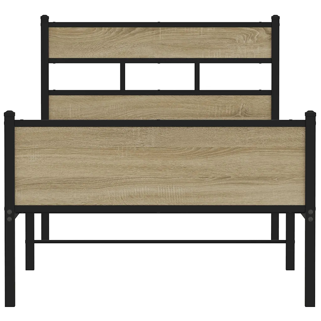 Giroletto senza Materasso Rovere Sonoma 107x200cm in Truciolato