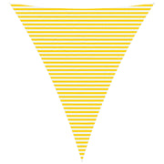 Vela Parasole | Telo Ombra | Vela da ombra solare Giallo e Bianco 5 x 6 x 6 m