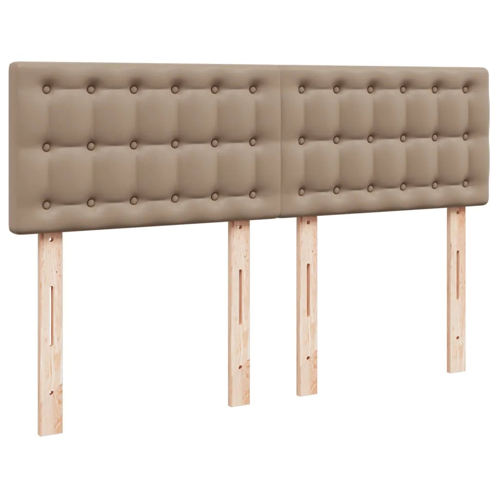 Giroletto a Molle con Materasso Cappuccino 160x200cm Similpelle
