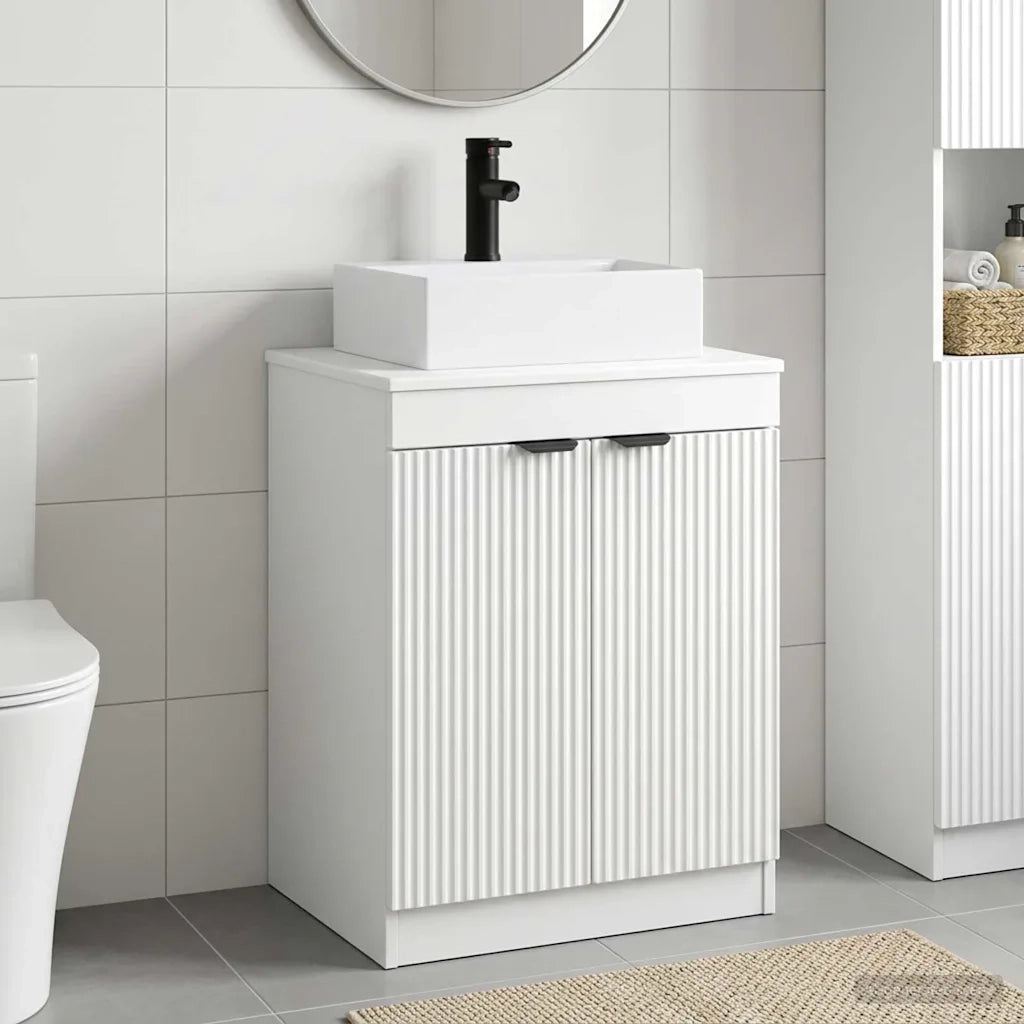 Set di mobili per il bagno Bianco Legno ingegnerizzato 3404240