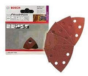 2608607540 - Kit 10 Fogli abrasivi C430, 93 mm- P60- P80- P120- P180- P240 , BEST for LEGNO+VERNICE