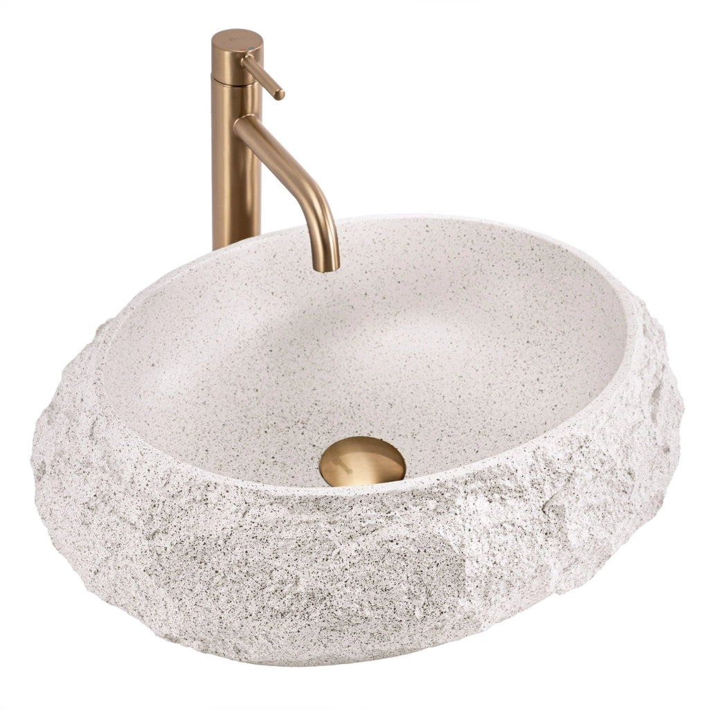 Lavabo Da Appoggio Rea Mika Beige