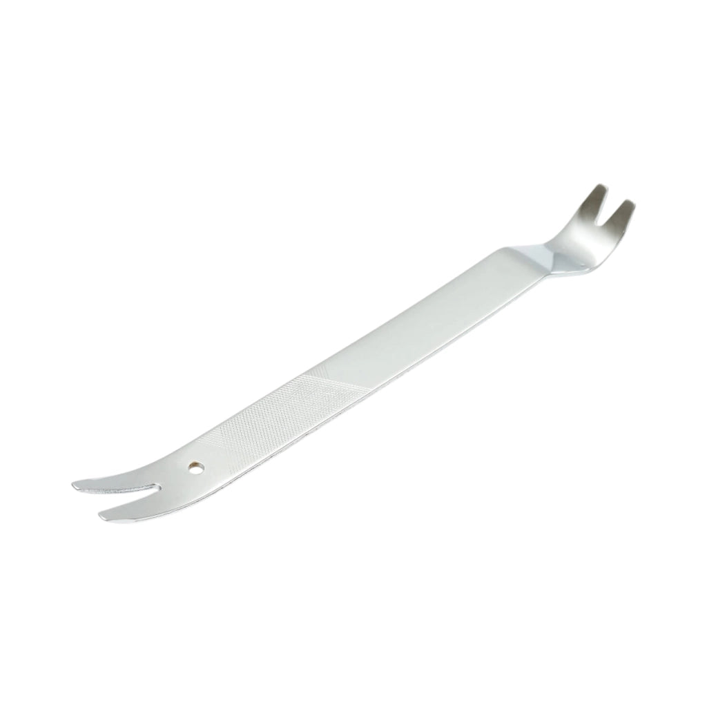 Leva in metallo per la rimozione di clip, ornamenti, pannelli e rivestimenti per auto 235x21x2mm