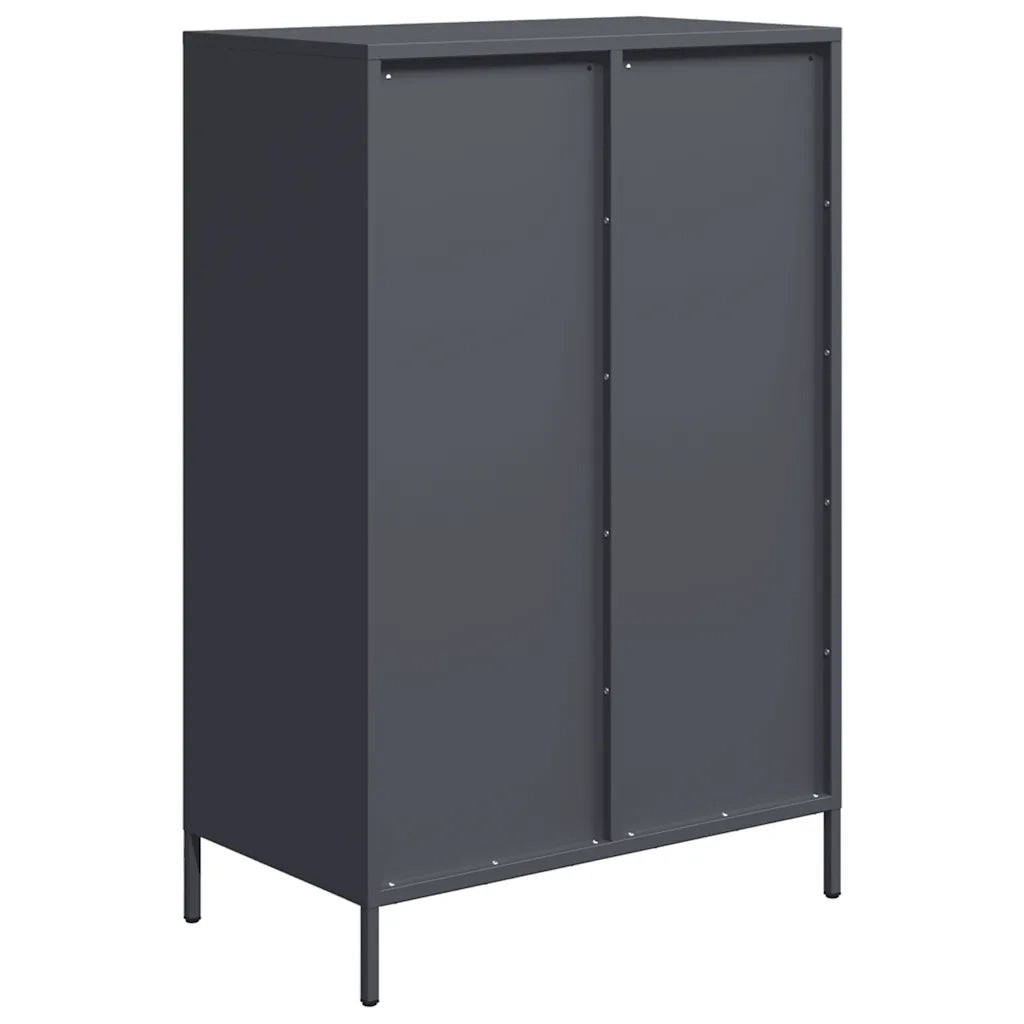 Credenza-Buffet-Armadio da cucina Antracite 68x39x101,5 cm Acciaio 858988