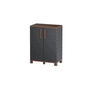 ARMADIO BASSO IN POLIPROPILENE ROBUSTO 68X37XH 90 CM