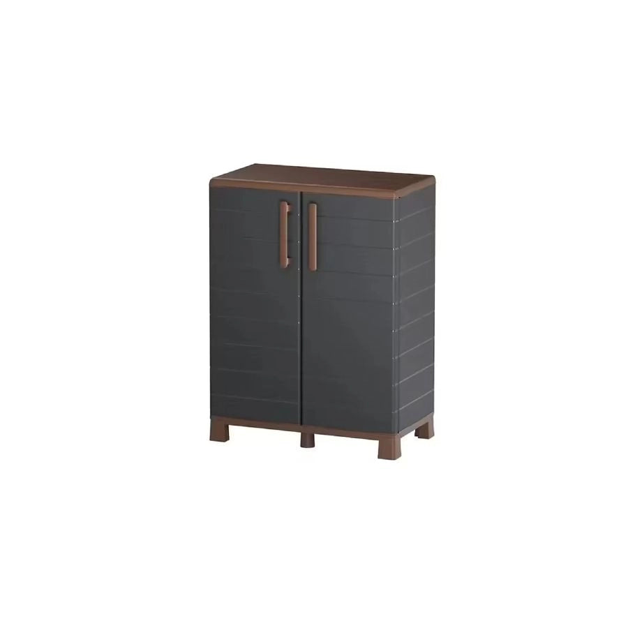 ARMADIO BASSO IN POLIPROPILENE ROBUSTO 68X37XH 90 CM