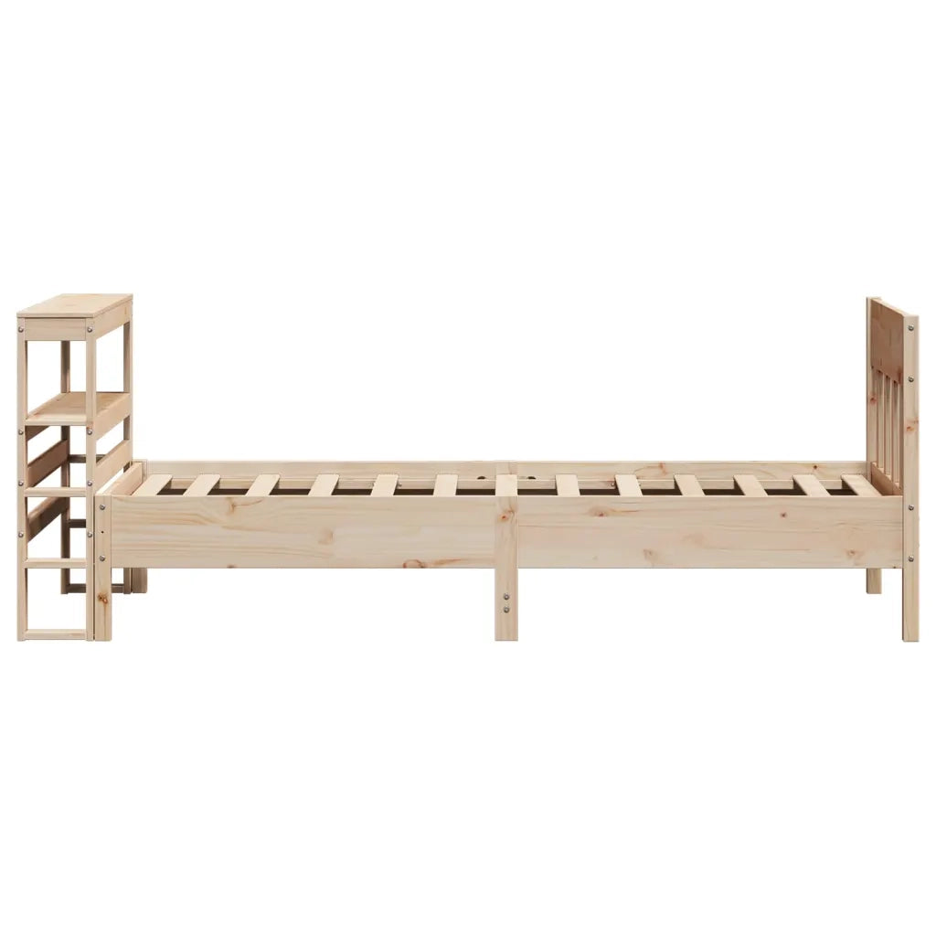 Letto senza Materasso 75x190 cm in Legno Massello Pino