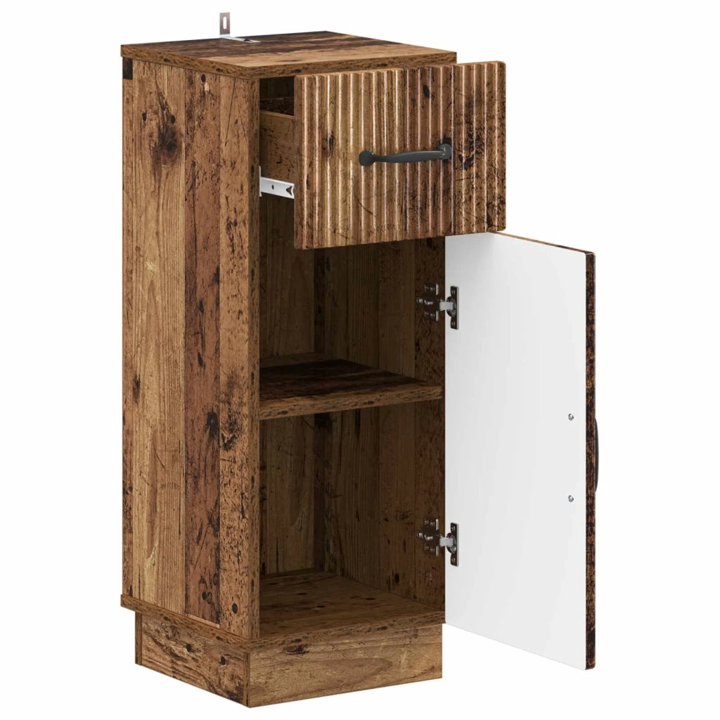 Mobiletto da Bagno HOORN Legno antico 30 x 31 x 77 cm 897273
