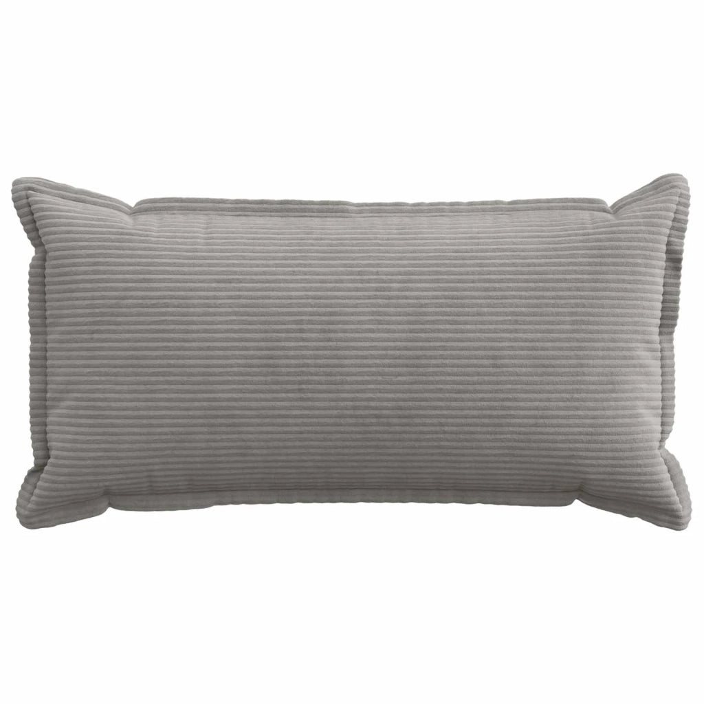 Federa 2 pz HOUTEN Grigio Chiaro 40 x 80 cm corduroy 918166