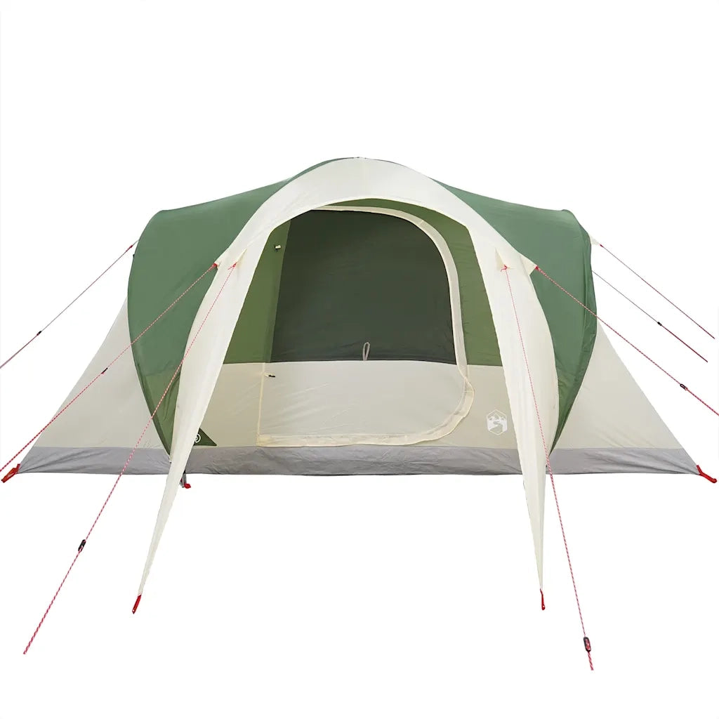 Tenda da Campeggio a Cupola per 6 Persone-Tenda per Escursionismo Verde Impermeabile 295135