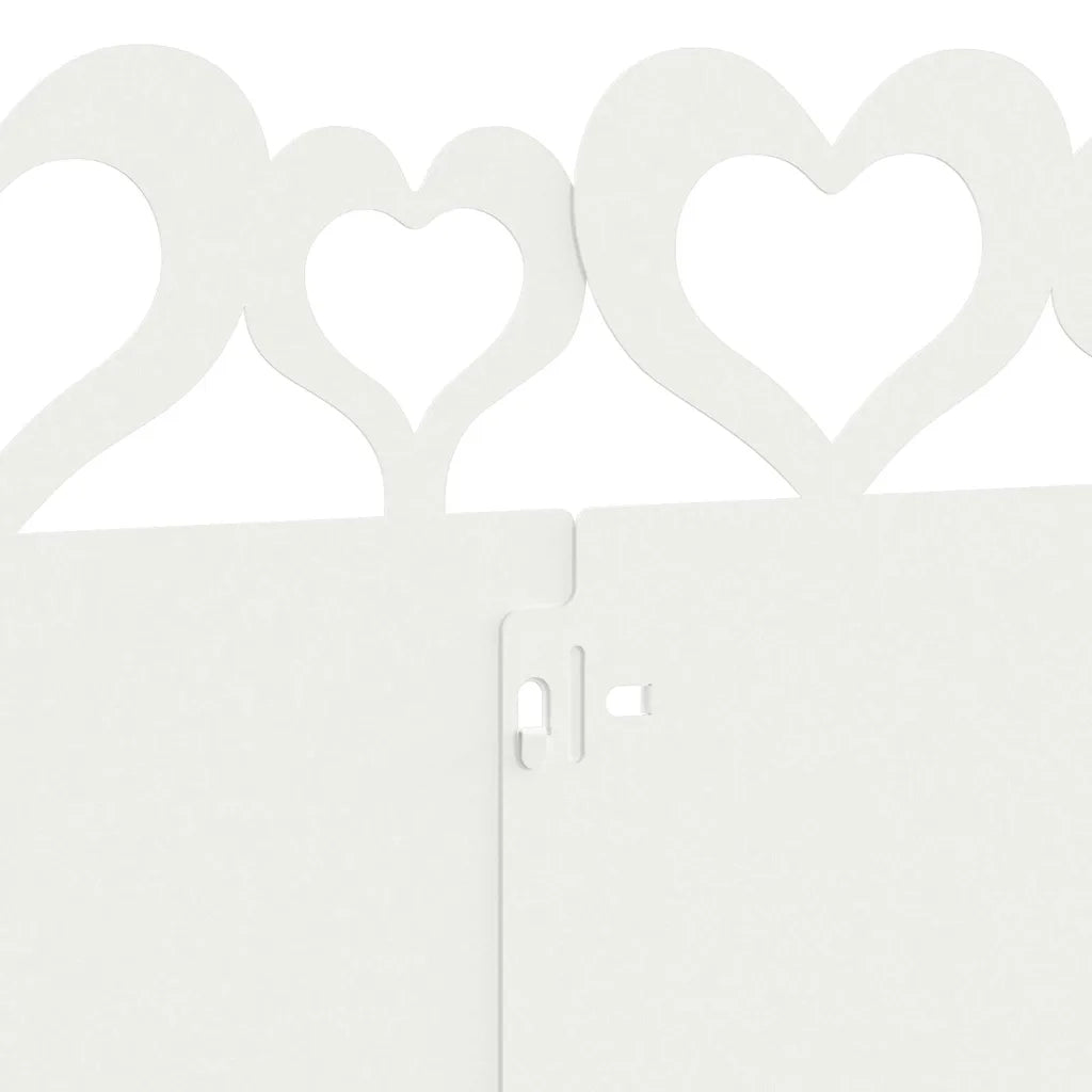 Bordure per prato 10 pcs Bianco 103 x 0,05 x 22 cm Acciaio 874831