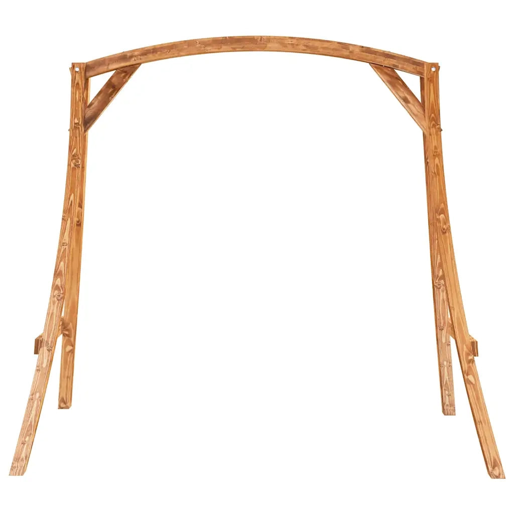 Altalena in Legno Ricurvo con Finitura in Teak CFW2974588