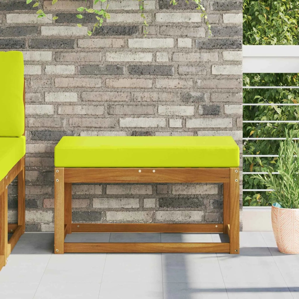 Cuscino da Sedia Esterno Verde 80 x 40 x 8 cm 100% Poliestere 900953