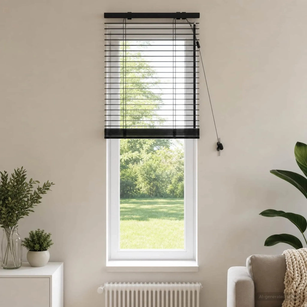Tenda Veneziana Nero 65 x 130 cm 35 mm 42015459