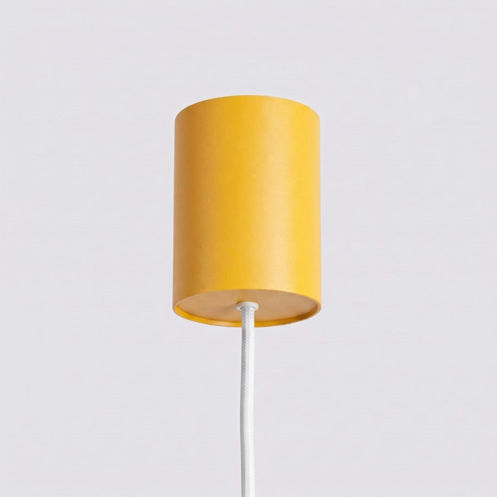 Lampadario KARBON 4 giallo