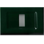 Trade Shop - Placchette Placche In Abs Serie Magic Elite Bticino Compatibili Color Copriprese - Verde -3 Fori     -