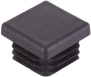 Capociglia Quadrata per Mobili - 30 mm - Nero - 16 Unità
