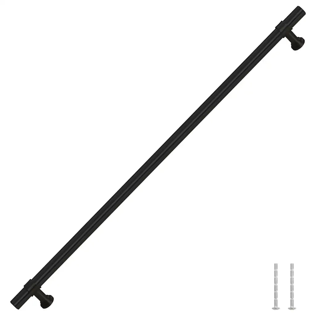 Maniglie per Mobili 5 pz Nere 320mm in Acciaio Inox CFW2567010