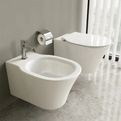 Sanitari Ideal Standard Connect sospesi Rimless AquaBlade copriwater originale