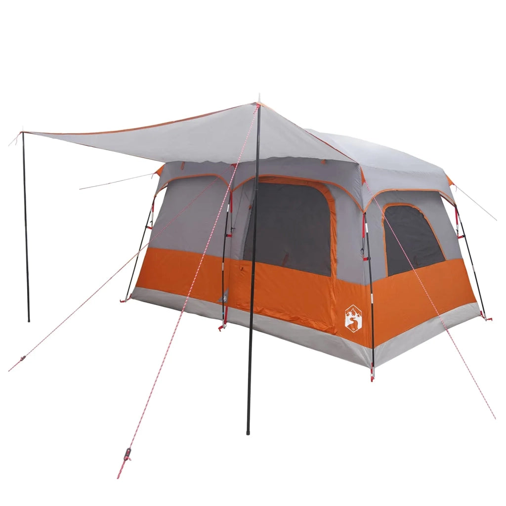 Tenda Familiare con tetto Grigio e arancione 320 x 210 x 180 cm 42028491