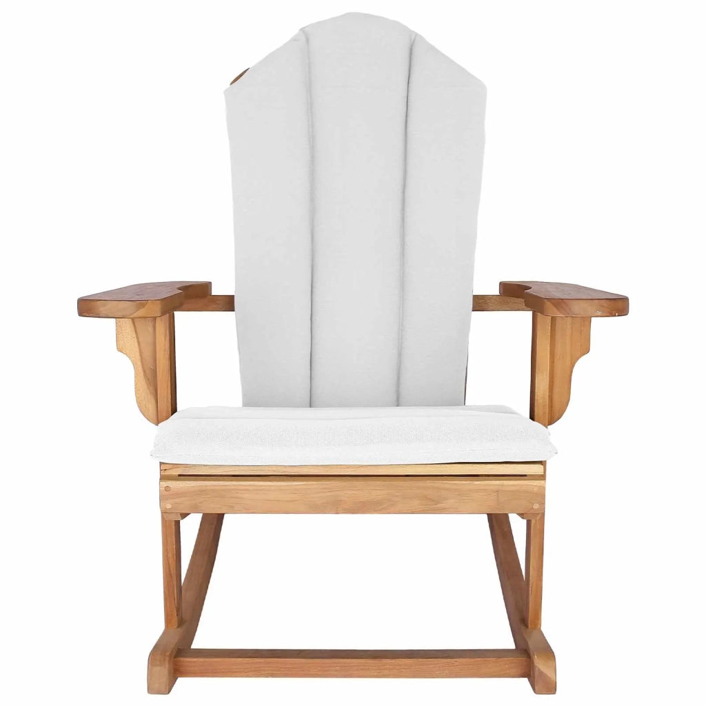 Sedia a dondolo Adirondack da giardino Naturale 100% Poliestere 42041359