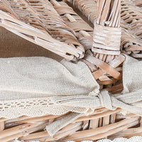 Paniere Rettangolari Home in Vimini Larghezza 40 cm