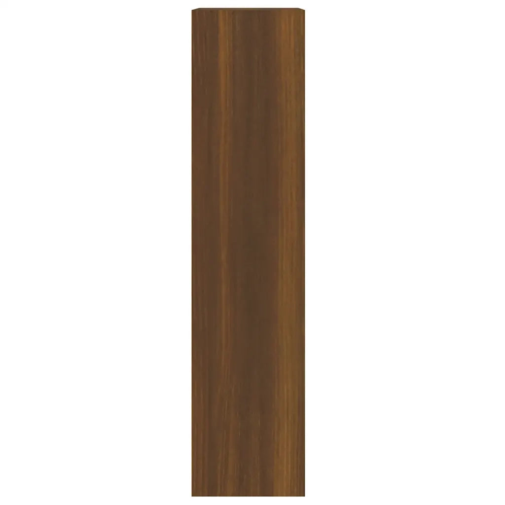 Scarpiera Rovere Marrone 63x24x103 cm in Legno Multistrato 342557