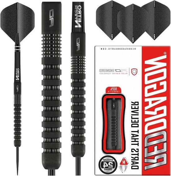 Punte da darts in tungsteno da 20-22-24 gram con ali e asti da darts - Darten professionale
