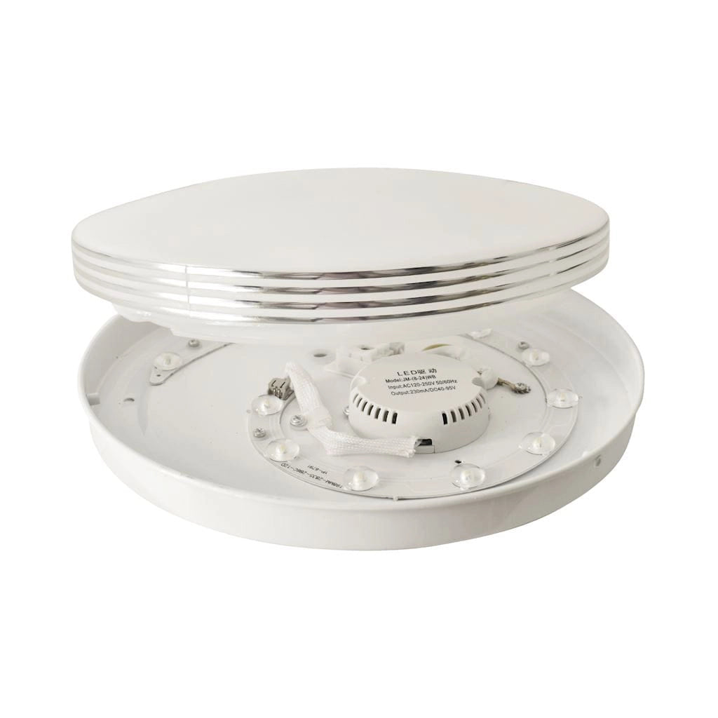 Plafoniera Milagro Bravo LED 10W 4000K IP44 26cm cromo