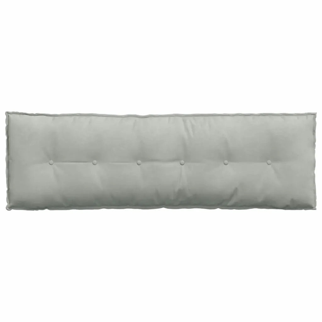 Cuscino per Schiena Grigio chiaro 160 x 50 cm Tessuto in Cords