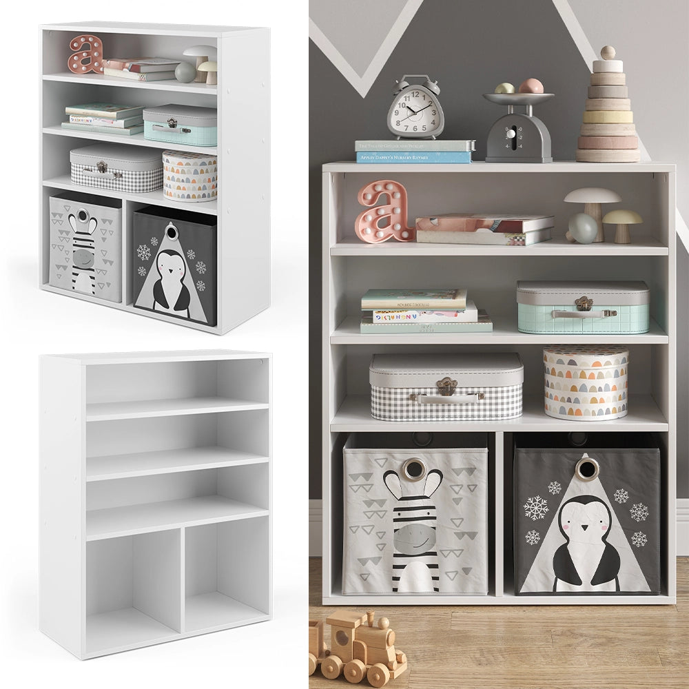Libreria bambini Luigi Bianco 72 x 90.2 cm 2 scomparti Vicco